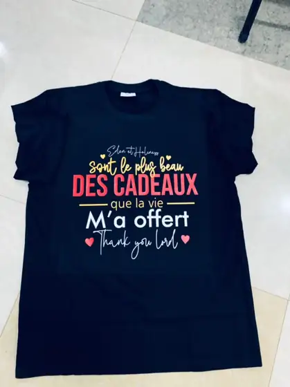 T-shirt personnalisé